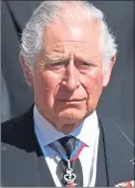  ??  ?? Prince Charles before funeral