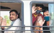  ?? AFP ?? ■
Pakistani nationals, who were stranded in India following the lockdown, return to their country on May 27.