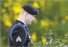  ?? AP FILE ?? Bowe Bergdahl said in his appeal that the torture he experience­d in captivity worsened his mental health issues.