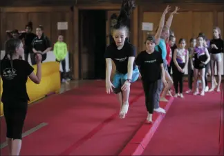  ??  ?? Summer camps are being run by Wicklow Gymnastics Club.