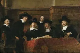  ??  ?? « Le Syndic de la guilde des drapiers » (1662).