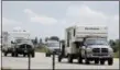  ?? DAVID ZALUBOWSKI — THE ASSOCIATED PRESS FILE ?? In this file photo, motorists guide their vehicles northbound on Interstate 25 to mark the start of the Memorial Day weekend near Firestone, Colo.