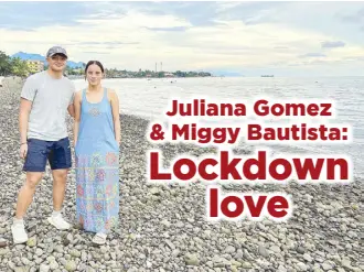  ?? Photos by BÜM TENORIO JR. ?? YOUNG LOVE, SWEET LOVE. Juliana Gomez and Miggy Bautista have been together for two years now.
