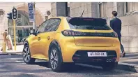  ?? FOTO: PEUGEOT/DPA-TMN ?? Der neue Peugeot 208 soll wie sein Verwandter Opel Corsa auch als reines Elektroaut­o auf den Markt kommen.