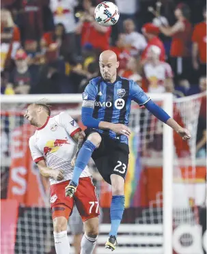  ??  ?? Laurent Ciman veut tourner la page sur la raclée subie par l’Impact contre les Red Bulls de New York. - Archives