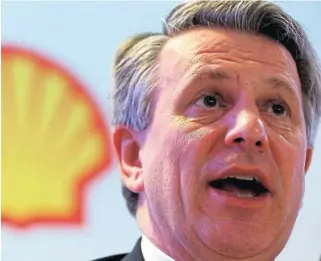  ?? Reuters ?? Part of the move: Royal Dutch Shell CEO Ben van Beurden says it is time for the world’s largest fuel retailer to accelerate the move to net-zero carbon emissions. /