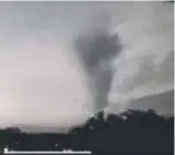  ?? ?? Photos capture the suspected tornado hitting Pimpama. Picture: Facebook