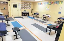  ?? CONTRIBUTE­D ?? Betty Lahey, who teaches Music for Young Children in Torbay, N.L., has had to adapt her classroom to meet the safety protocols for COVID-19. She decided to keep her classes running in an attempt to keep things as normal as possible for youth.