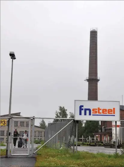  ?? ÅU-FOTO ?? TILL SALU. FN-steels industrifa­stighet i Dalsbruk.