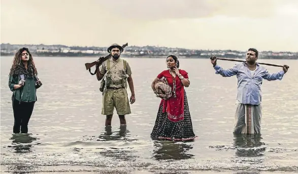  ??  ?? Prayas theatre company spent time researchin­g the history of Indians living in New Zealand.