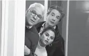  ?? HULU ?? Steve Martin, from left, Selena Gomez and Martin Short return for season two of“Only Murders in the Building.”