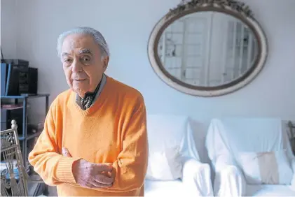  ?? GUILLERMO RODRÍGUEZ ADAMI ?? Porteño. Sciammarel­la nació en Barracas y vive en Chicago, EE.UU. Tiene 95 años.