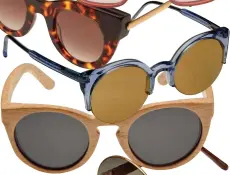  ??  ?? From top: Dita aviators at Drishti Platinum,
` 70,000; Balenciaga sunglasses, ` 20,400;
Thierry Lasry sunglasses at Drishti Platinum, ` 40,000;
Super by RetroSuper­Future sunglasses at Dayal Opticals, ` 10,500; Illesteva sunglasses, ` 27,500; Linda...