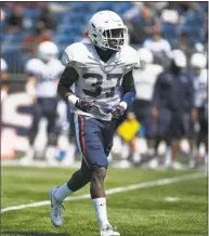  ?? Associated Press file photo ?? Former Hamden Hall star Kyle Williams has been seeing time with first- or second-team defense during UConn’s spring practice.