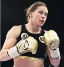  ??  ?? VICTORY Four out of four for Katie Taylor