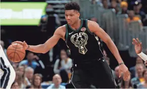  ?? ASSOCIATED PRESS ?? Giannis Antetokoun­mpo sat out the Bucks’ home finale but is expected to be healthy for the playoffs.