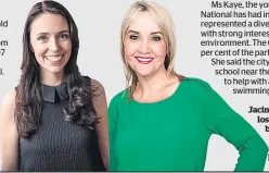  ?? ?? Jacinda Ardern (left) lost to Nikki Kaye but both head back
to Parliament.