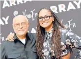  ?? JC OLIVERA/GETTY ?? Filmmakers Ava DuVernay and Haile Gerima attend the Los Angeles premiere of“Sankofa”Sept. 24.