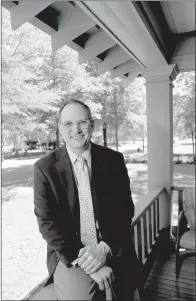  ?? Arkansas Democrat-Gazette/STEPHEN B. THORNTON ?? “I certainly appreciate­d and had an interest in old homes and preserving neighborho­ods … but it wasn’t as much of an emphasis for me as when I started living in an older part of town,” says Chuck Cliett, who lives in the Governor’s Mansion Historic...