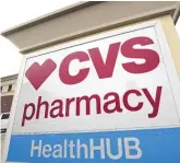  ?? GENE J. PUSKAR/AP FILE ?? CVS Health is buying primary care provider Oak Street Health.
