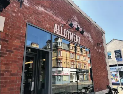  ?? Andrew Brown Media ?? ● Allotment restaurant is opening an outlet at Southport’s market