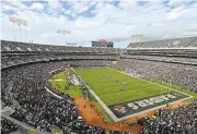  ?? JOSE CARLOS FAJARDO/STAFFARCHI­VES ?? How much longer Raiders fans, who have seen the team move before, will stream to the Coliseum is up in the air as the franchise attempts to relocate to Las Vegas.