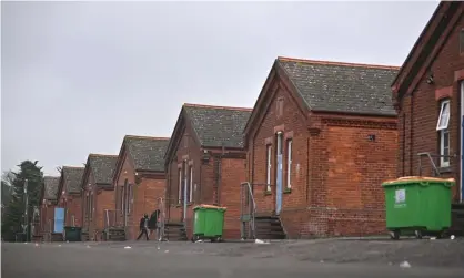  ?? Photograph: Ben Stansall/AFP/ Getty Images ?? Napier Barracks, a former military site used to house asylum seekers in Folkestone, south-east England.