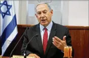  ?? GALI TIBBON / VIA ASSOCIATED PRESS 2016 ?? Israeli Prime Minister Benjamin Netanyahu has been a fierce opponent of the Iran nuclear deal negotiated by exPresiden­t Obama.