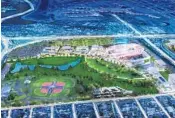  ?? MIAMI FREEDOM PARK VIA THE MIAMI HERALD ?? Last week, the team behind Miami Freedom Park released this artist illustrati­on of the proposed redevelopm­ent of Melreese golf course.
