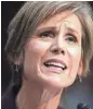  ?? GETTY IMAGES ?? Former acting U.S. Attorney General Sally Yates testifies Monday in Washington.