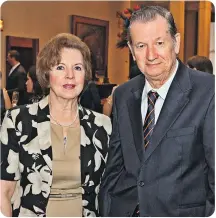  ??  ?? Rocío Fuentes de Chiriboga y Juan Chiriboga.