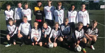  ??  ?? The Arklow Town side who defeated Greystones in the U-13 MPGM Premier Division last weekend.