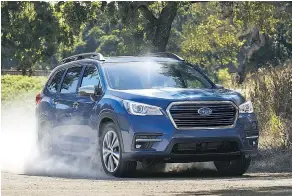  ??  ?? With the introducti­on of its largest vehicle ever— the 2019 Ascent—Subaru is expecting to continue its steady growth. At right, Yasushi Enami, chairman, president and CEO of Subaru Canada.