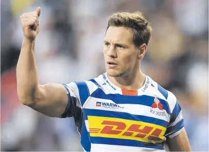  ?? Picture: Gallo Images ?? UNSTOPPABL­E. Western Province wing SP Marais scored 30 points in their Currie Cup semifinal against the Blue Bulls at Newlands on Saturday.