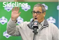  ??  ?? The Giants hired former Carolina executive Dave Gettleman as their general manager on Thursday, bringing back a 66-year-old who spent 15 seasons with the franchise before going to the Panthers and helping them get to the Super Bowl in 2015.