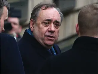  ??  ?? Alex Salmond is being urged to make a return to frontline politics by standing in the 2021 Holyrood election
