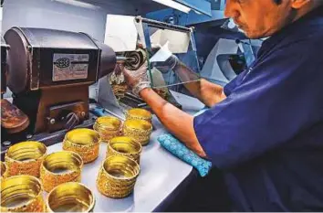  ?? Ahmed Ramzan/Gulf News Archive ?? Malabar Gold already operates a smaller production facility in Sharjah. With the second plant, Dubai will be the hub for all internatio­nal operations, says company chairman M.P. Ahmad.