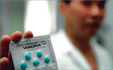  ??  ?? VIAGRA. Una delas drogas legales más exitosas de la historia.