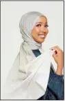  ?? (Courtesy Henna and Hijabs/ TNS) ?? Hilal Ibrahim got her start in fashion designing hijabs for medical workers.