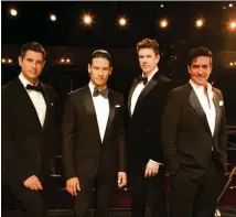  ?? CONTRIBUTE­D ?? Classical crossover quartet Il Divo will perform Sept. 2 at Chastain Park.