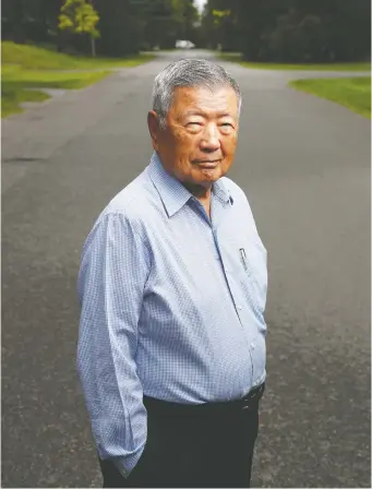  ?? TONY CALDWELL ?? Henry Shibata witnessed some of the darkest days in Canada and Japanese history. Next month, he will again witness history when he attends the enthroneme­nt of the Emperor Naruhito.