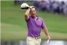  ?? Rory McIlroy reacts on the 18th green. Photograph: Sean M Haffey/Getty Images ??