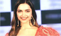  ??  ?? Deepika has complained that Bollywood is being saturated with biopics.