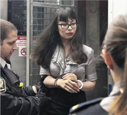  ?? ANDREW VAUGHAN / THE CANADIAN PRESS FILES ?? Lindsay Souvannara­th, who has pleaded guilty to conspiracy to commit murder in connection with a mass-shooting plot in Halifax, liked role-playing games in high school and had a “creepy” interest in Nazis, a former friend says.