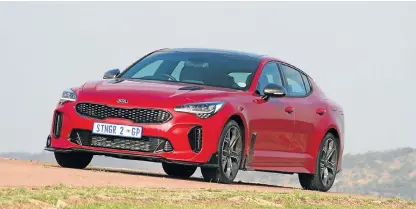  ??  ?? A Kia as you’ve never known it: a sports sedan packing 272kW of power.