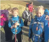 ??  ?? Pupils at Craigclowa­n Preparator­y School are encouraged to join in outdoor activities.