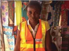  ?? ?? Deborah Bassey Edet one of the Lafarge Africa Empowermen­t trainee