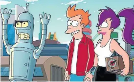  ??  ?? Futurama, con el sello de la ciencia ficción