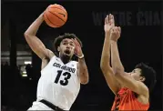  ?? CLIFF GRASSMICK — STAFF PHOTOGRAPH­ER ?? A finger injury will sideline Colorado forward J’vonne Hadley for the remainder of the 2022-23 season.