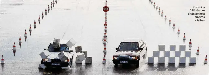  ?? MERCEDES-BENZ ?? Os freios ABS são um dos sistemas sujeitos a falhas